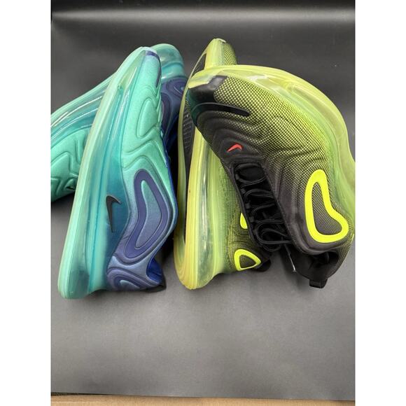 Size 11.5 - Nike Air Max 720 Neon Collection AO2924-400/AO2924-008 2pairs - Picture 1 of 16